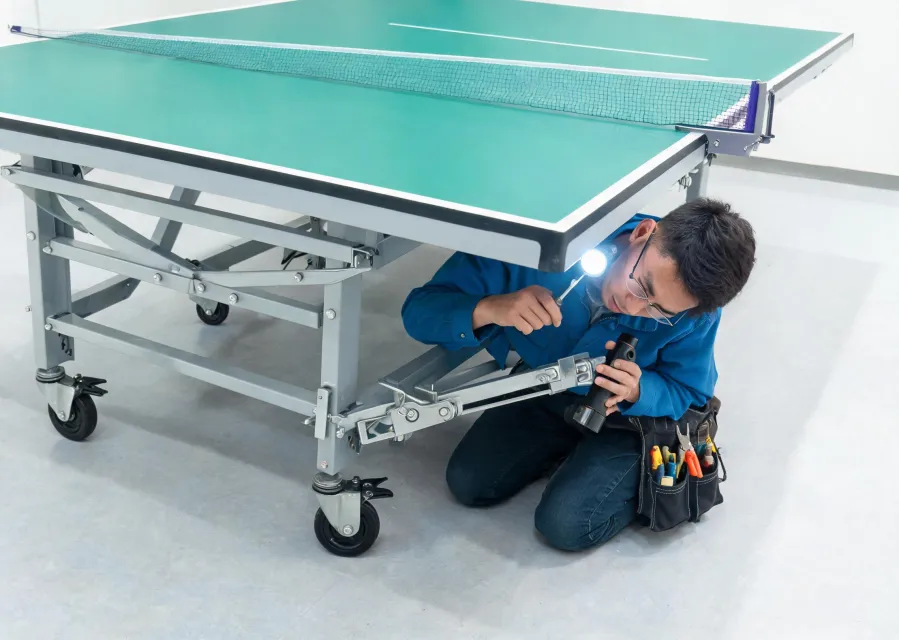 Table undercarriage inspection