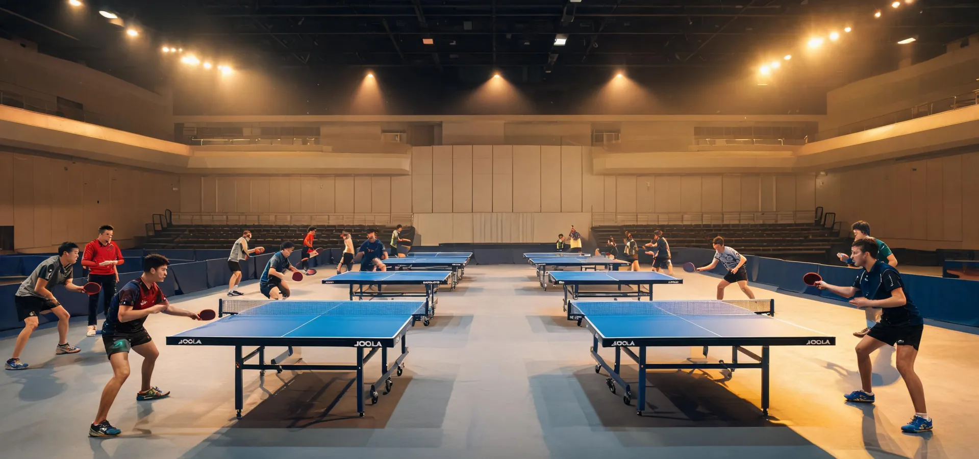 Joola table tennis training hall