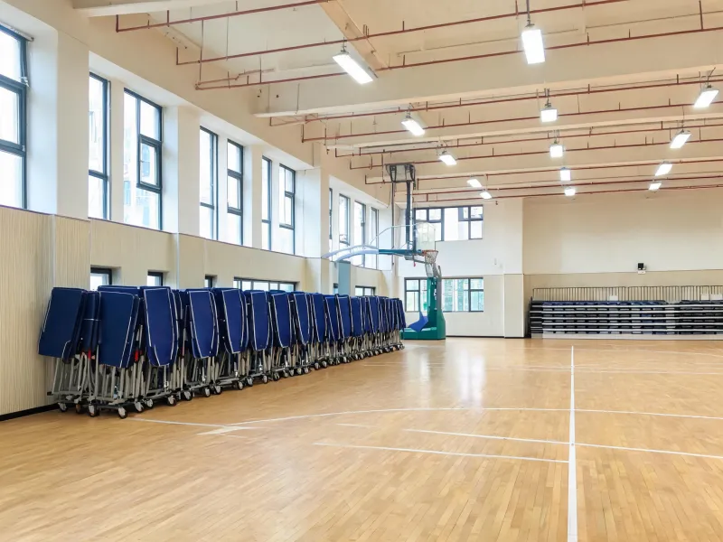 School table tennis hall
