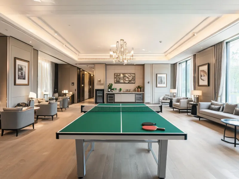 Hotel recreation room