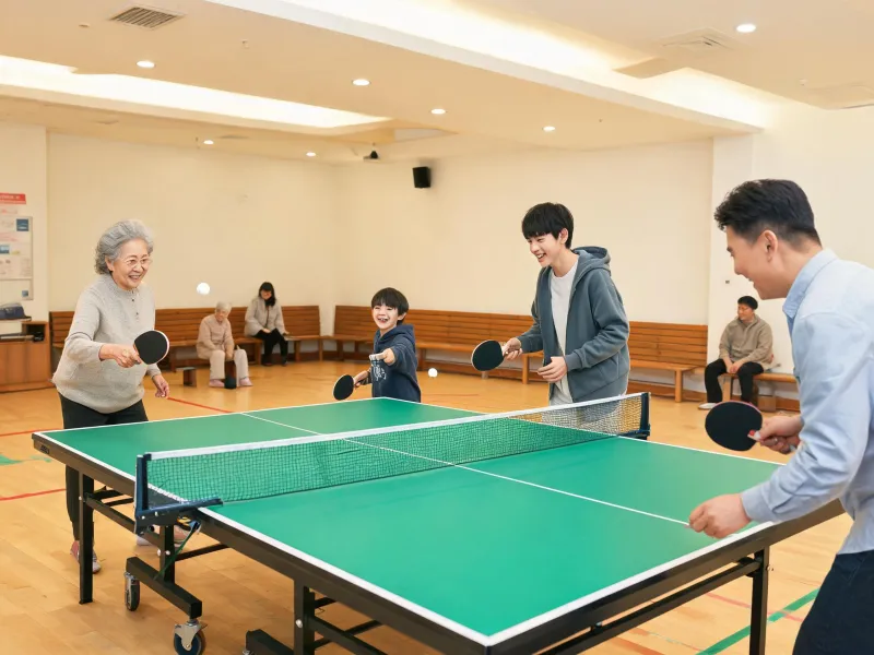 Community table tennis